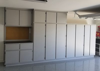 Workbench and Garage Cabinet Storage
