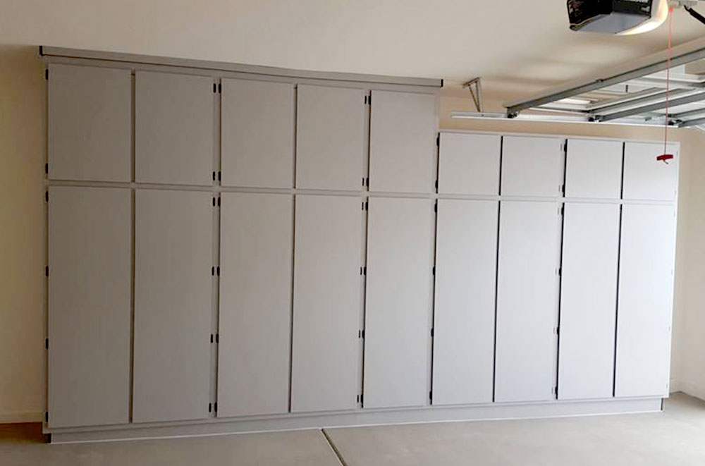 18 Foot Wide Garage Cabinet Storage