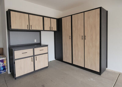 Garage Cabinets with Workbench
