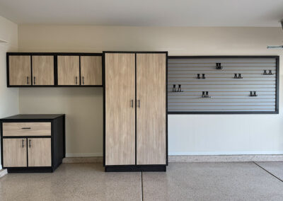 Garage Cabinets with Workbench