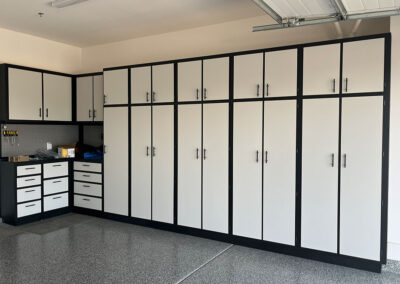 Garage Cabinets with Workbench
