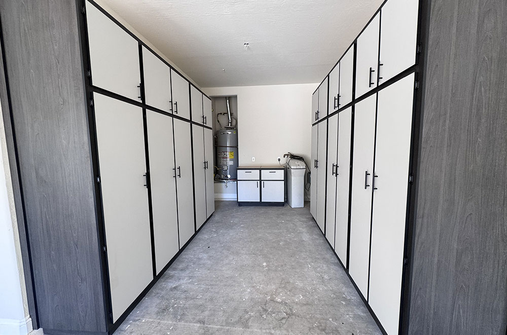 Garage Cabinets with Workbench