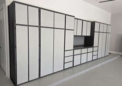 Garage Cabinets with Workbench