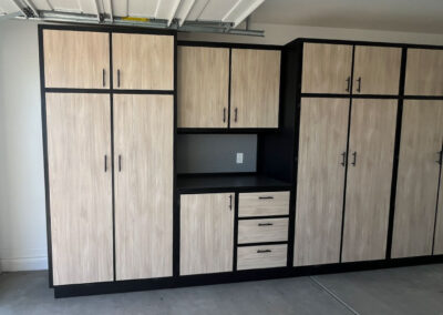 Garage Cabinets with Workbench