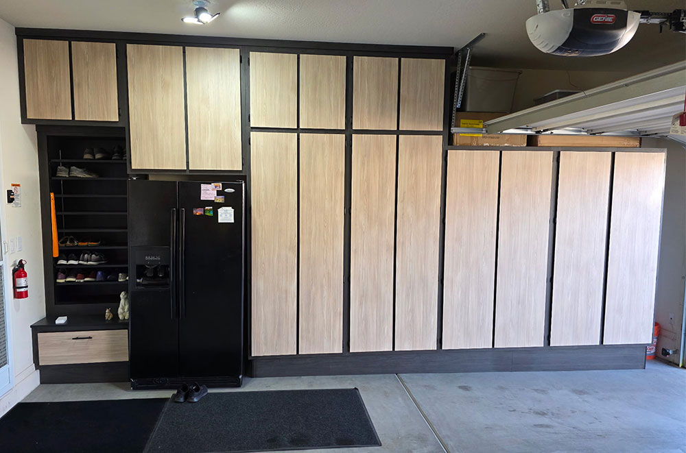 Garage Cabinets with Workbench