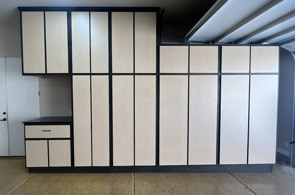 Garage Cabinets with Workbench